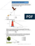 Soal Latihan Aplikasi Trigonometri Kelas 10