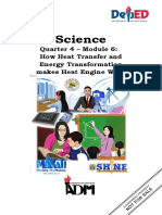 Science: Quarter 4 - Module 6: How Heat Transfer and Energy Transformation Makes Heat Engine Work