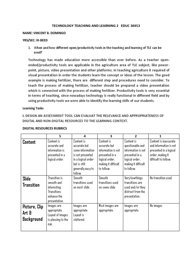 Assessing the Effectiveness of Digital and NonDigital Learning