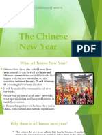 The Chinese New Year: Presented By: Emmanuel James A. Sevilla