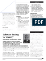 Software Testing For Security: Conclusion