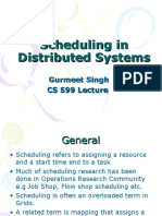 Scheduling in Distributed Systems