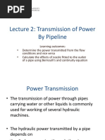 L2 Transmission of Power by Pipeline