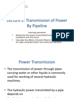 L2 Transmission of Power by Pipeline