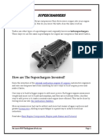 Types of Superchargers