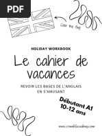 Le Cahier de Vacances 1