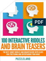 100 Interactive Riddles and Brain Teasers