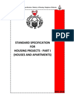 Standard Specification for Housing Proje