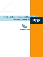 Urban Climate Resilience Case Studies Synthesis Report