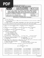 Ol Ict Past Paper 2018 English