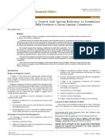 A Study On Budgetary Control With Special Reference To Coimbatore District Cooperative Milk Producers Union Limited Coimbatore 2167 0234 1000141