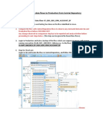 Migrate DFs To Prod From Central Repository