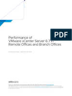Performance of Vmware Vcenter Server 6.7 in Remote Offices and Branch Offices
