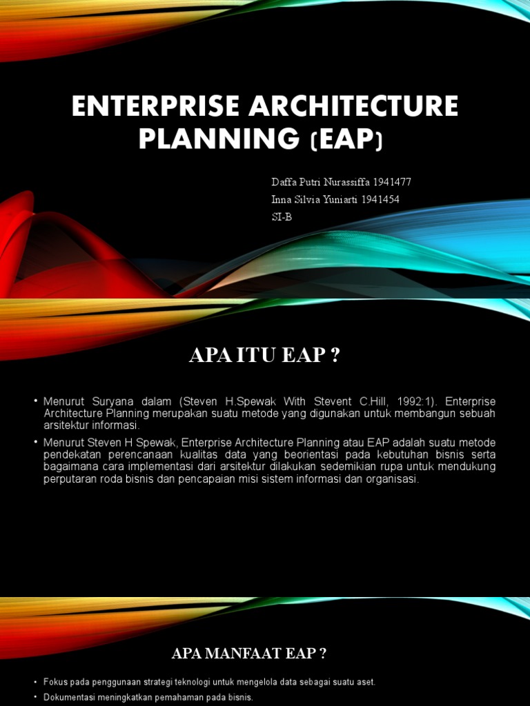Enterprise Architecture Planning (EAP) | PDF