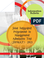JIPMAT - Informaton Bulletin
