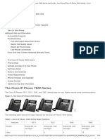 Figure 1. The Cisco IP Phone 7800 Series