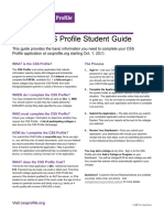 Css Profile Student Guide
