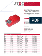 Rotary Damper Actuator: 2 Point and 3 Point Control With Potentiometer