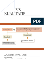 Analisis Kualitatif