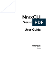 Nmxcli: User Guide