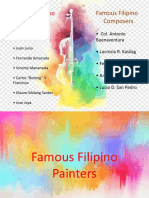 Famous Filipino Painters and Composerslausagorre