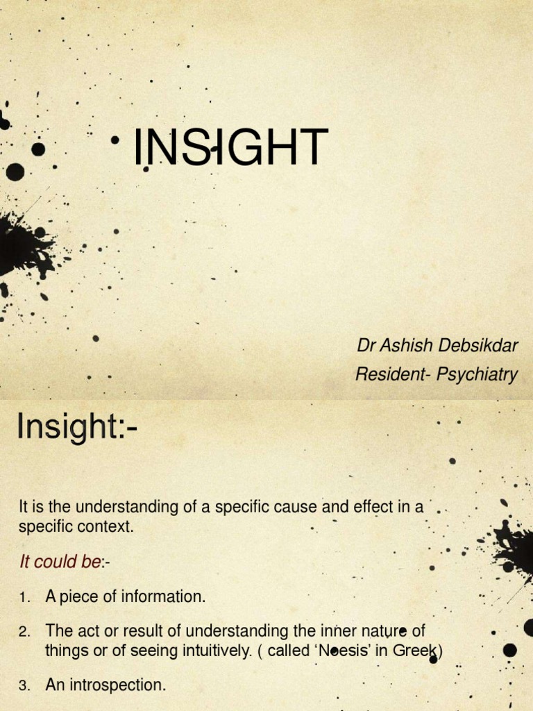 Levels of Insight in Psychiatry | PDF | Psychosis | Psychotherapy