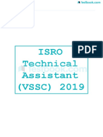 Isro Technical Assistant (VSSC) 2019: Useful Links