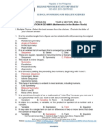 Midterm Examination in Ge-Mmw - Rosialda, Rm.-Bsn1a