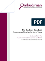 The Code of Conduct: For Members of Local Authorities in Wales