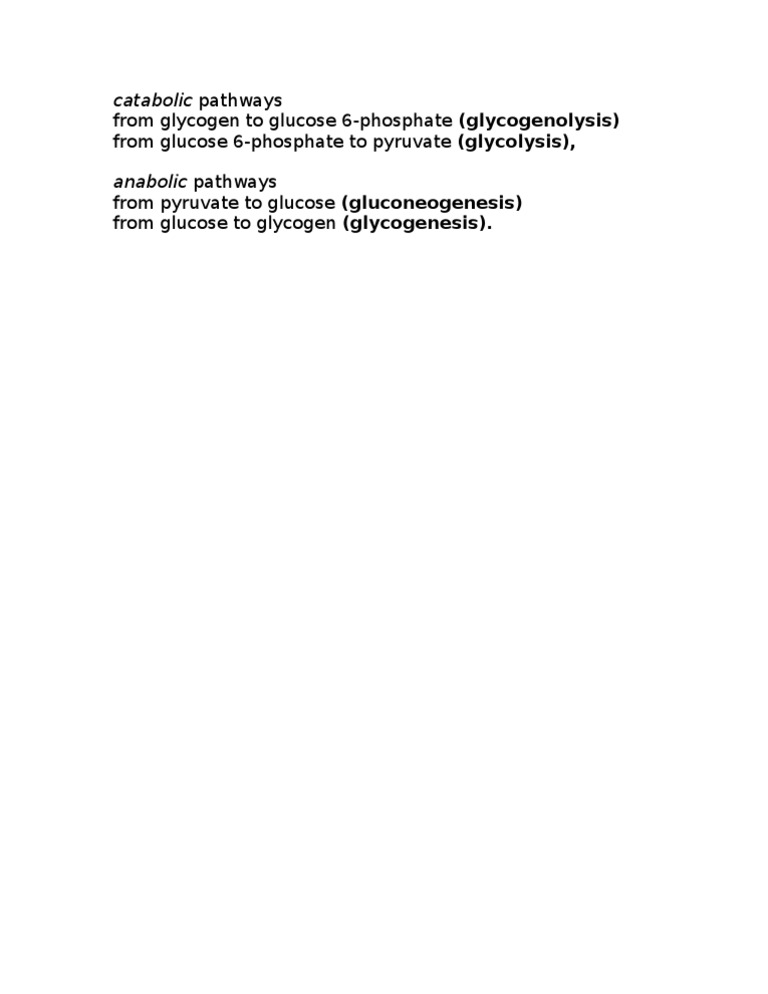 Catabolic and Anabolic Pathways Explained | PDF