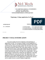 Deploying A Voting Application On Paas
