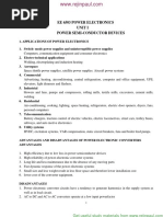 EE6503 Power Electronics Notes