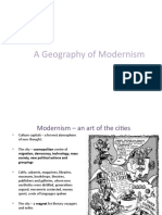 A Geography of Modernism