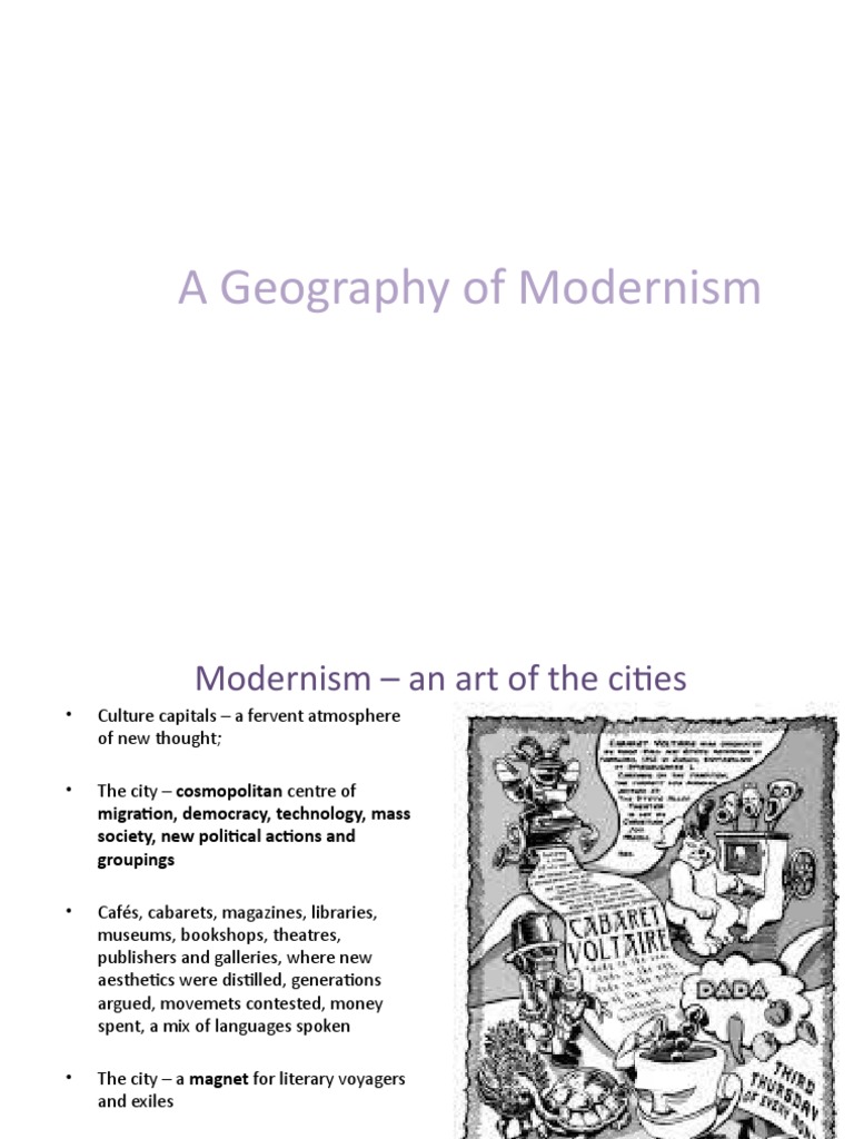 A Geography of Modernism | PDF | Modernism | Mind