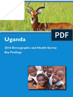 Uganda: 2016 Demographic and Health Survey Key Findings