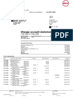 Cheque Account Statement: Postnet Suite 86 P Bag X103 Mtubatuba 3935