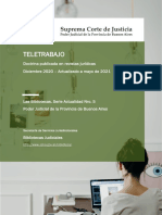 Teletrabajo: doctrina sobre la ley 27555 y su reglamentación