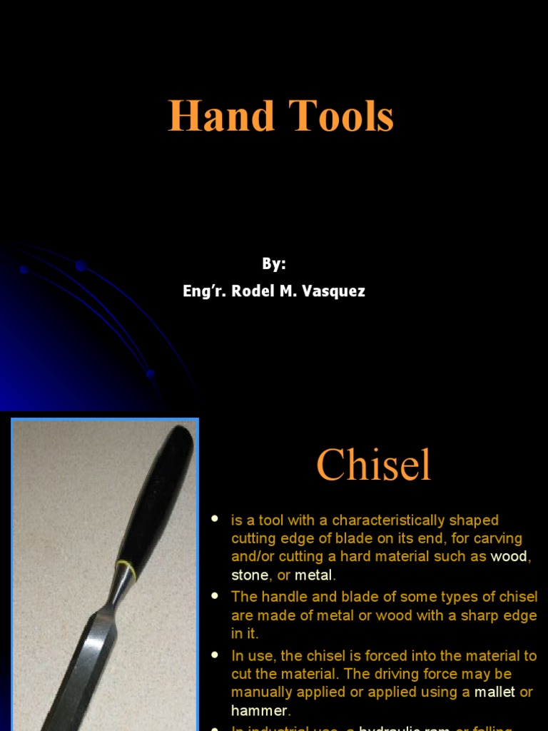 Essential Hand Tools Guide | PDF | Dance Music | Hammer