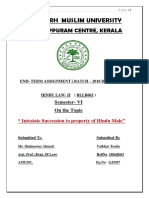 Intestate Succession Rules for Hindu Males