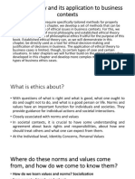 Chap 2 (Ethical Theories +application) Business Ethics - Methods and Application