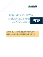 Resumen de Medidas de Asociacion