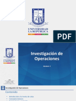 Clase Virtual Módulo 3 Investigación de Operaciones