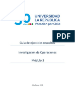 Guía de Ejercicios Módulo 3 Investigación de Operaciones