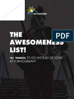 THE Awesomeness List!: To Do Instead of Look at Pornography