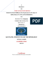 K.P.Patil Institute of Technology: Certificate