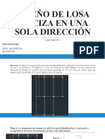 Diseño de Losa Maciza en Una Sola Dirección