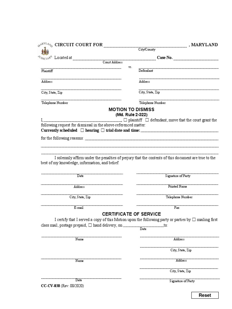 Motion To Dismiss | PDF | Wisconsin Circuit Courts | Mail