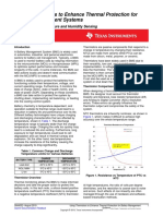 Using Thermistors To Enhance Thermal Protection For Battery Management Systems