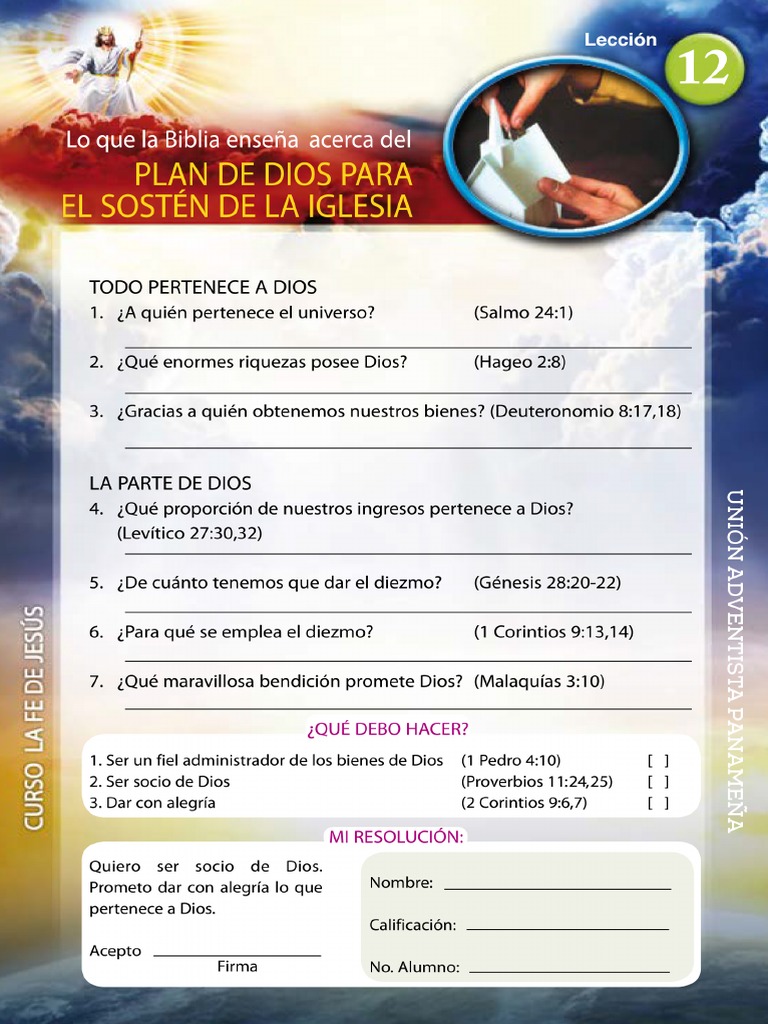 Fe de Jesus LECCION 12 | PDF
