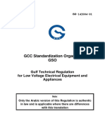 Gulf Technical Regulation For Low Voltage Electrical Equipment and Appliances BD 142004 01